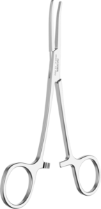 Pean Crile 2, ukrivljen 14cm
