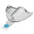 S.S. Impression Tray perforated ANATOMIC upper N.4